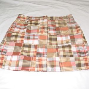 ANN TAYLOR LOFT PETITES WOMEN'S 4P MADRAS MINI